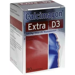 CALCIMAGON Extra D3 Chewable Tablets, 90 pcs