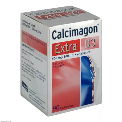 Calcimagon Extra D3 chewable tablets, 90 pcs Calcimagon Extra D3 chewable tablets, 90 pcs