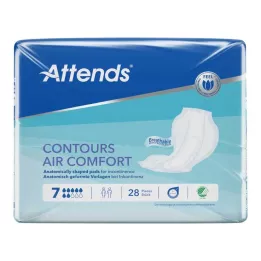 ATTENDS Contours Air Comfort 7 New Temporaries, 28 pcs