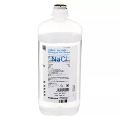 Saline solution 0.9% Ecoflac Plus, 1000 ml Saline solution 0.9% Ecoflac Plus, 1000 ml