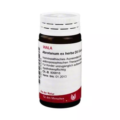 Abrotanum ex Herba D 3 globules, 20 g Abrotanum ex Herba D 3 globules, 20 g