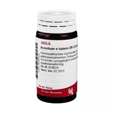Aconitum tubere D 6 globules, 20 g Aconitum tubere D 6 globules, 20 g