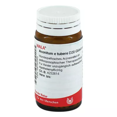 Aconitum tubere D 20 globules, 20 g Aconitum tubere D 20 globules, 20 g
