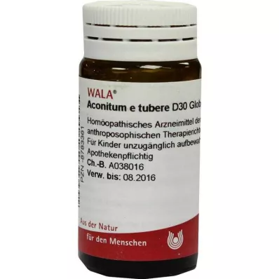 Aconitum tubere D 30 globules, 20 g Aconitum tubere D 30 globules, 20 g
