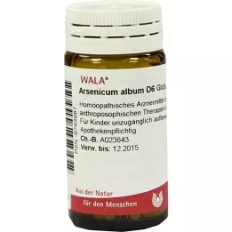 ARSENICUM ALBUM D 6 globules, 20 g