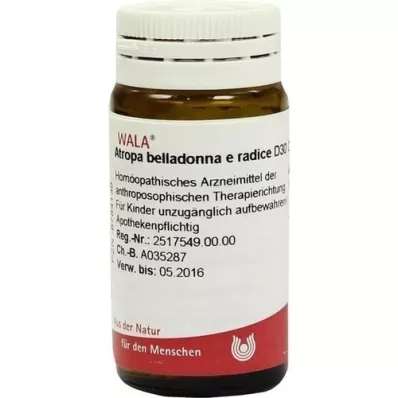 ATROPA belladonna e Radix D 30 globules, 20 g