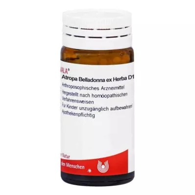 Atropa Belladonna ex Herba D10 Globules (20 g) Atropa Belladonna ex Herba D10 Globules (20 g)