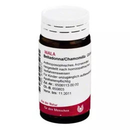 BELLADONNA CHAMOMILLA Globules, 20 g