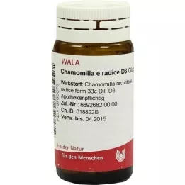 CHAMOMILLA E radice D 3 globules, 20 g