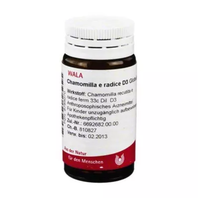 Chamomilla E Radix D 3 globules, 20 g