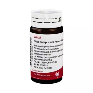 Disc comp.cum Auro Globules, 20 g Disc comp.cum Auro Globules, 20 g
