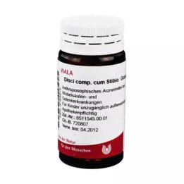Disc comp.cum Stibio globules, 20 g