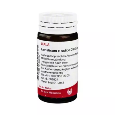 LEVISTICUM E radice D 3 globules, 20 g LEVISTICUM E radice D 3 globules, 20 g