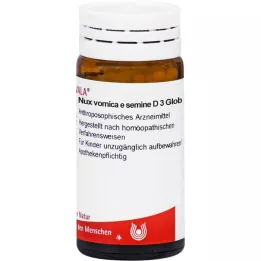 NUX VOMICA E semine D 3 globules, 20 g