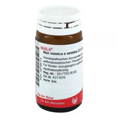 Nux Vomica E Sem. D3 Globules (20 g) Nux Vomica E Sem. D3 Globules (20 g)