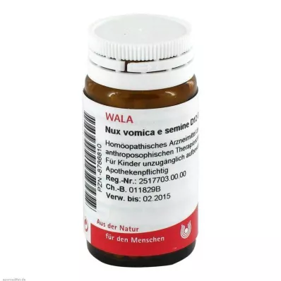 Nux vomica e semine D 12 globules, 20 g Nux vomica e semine D 12 globules, 20 g