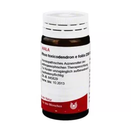RHUS TOXICODENDRON E foliis D 30 globules, 20 g