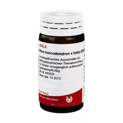 RHUS TOXICODENDRON E foliis D 30 globules, 20 g