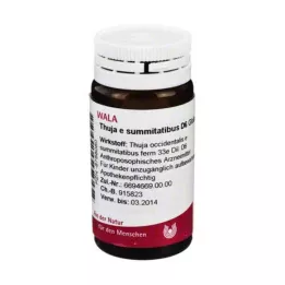 THUJA E SUMMITATIBUS D 6 globules, 20 g