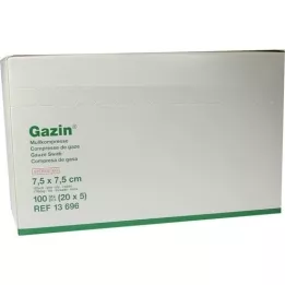 GAZIN Gauze comp.7.5x7.5 cm sterile 12x medium, 20X5 pcs
