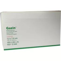 GAZIN Gauze comp.7.5x7.5 cm sterile 12x medium, 20X5 pcs