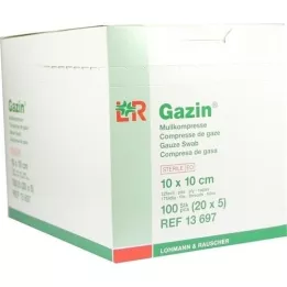 GAZIN Gauze comp.10x10 cm sterile 12x large, 20X5 pcs