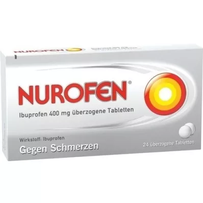 NUROFEN Ibuprofen 400 mg coated tablets, 24 pcs