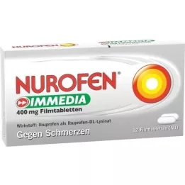 NUROFEN Immedia 400 mg film-coated tablets, 12 pcs