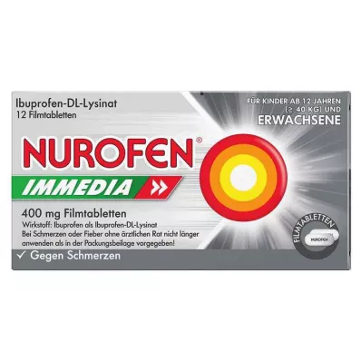 NUROFEN Immedia 400 mg film-coated tablets, 12 pcs NUROFEN Immedia 400 mg film-coated tablets, 12 pcs