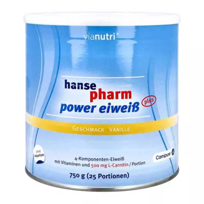 HANSEPHARM Power Protein plus Vanilla Powder, 750 g HANSEPHARM Power Protein plus Vanilla Powder, 750 g