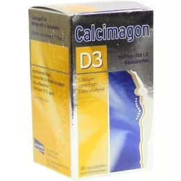 CALCIMAGON D3 chewable tablets, 30 pcs