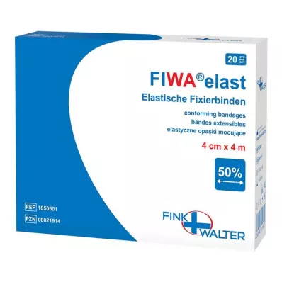 Fixing bandage elastic 4 cm x 4 m loose, 1X20 pcs
