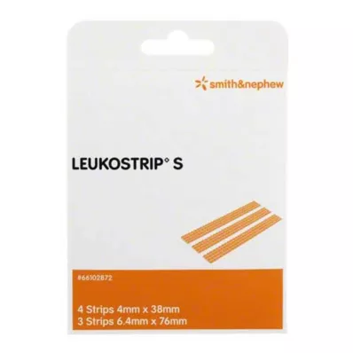 Leukostrip S wound suture strips, 2 p Leukostrip S wound suture strips, 2 p