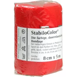 BORT StabiloColor bandage 8 cm red, 1 pc