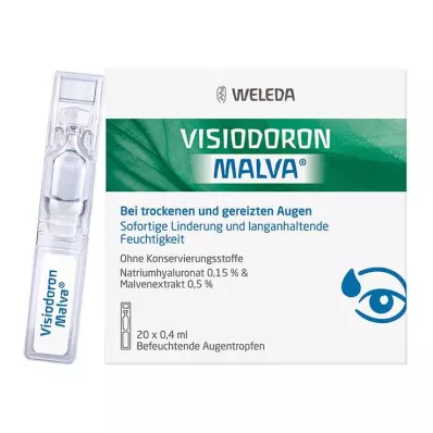 Visiodoron Malva eye drops in monodoses, 20X0.4 ml Visiodoron Malva eye drops in monodoses, 20X0.4 ml