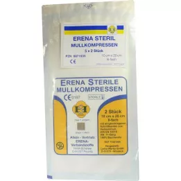 ERENA Gauze compress 10x20 cm sterile 8x5, 5X2 pcs