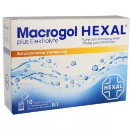 MACROGOL HEXAL plus electrolytes Plv.z.H.e.L.z.E., 10 pcs