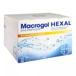 MACROGOL HEXAL plus electrolytes Plv.z.H.e.L.z.E., 50 pcs