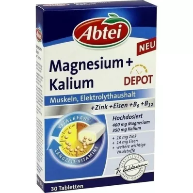 ABTEI Magnesium+potassium depot tablets, 30 pcs