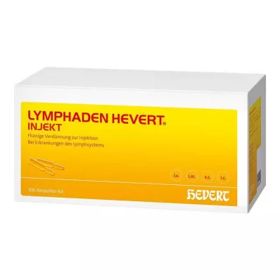 LYMPHADEN HEVERT inject ampoules, 100 pcs