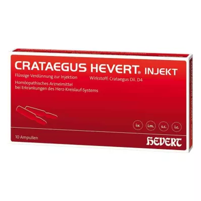 CRATAEGUS HEVERT inject ampoules, 10 pcs