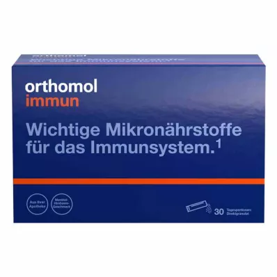 ORTHOMOL Immune Direct Granules Raspberry/Menthol, 30 pcs ORTHOMOL Immune Direct Granules Raspberry/Menthol, 30 pcs
