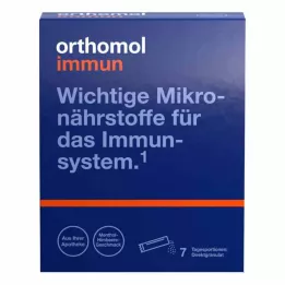 ORTHOMOL Immune direct granules raspberry/menthol, 7 pcs