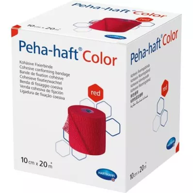 PEHA-HAFT Color Fixierb.latexfrei 10 cmx20 m red, 1 pc