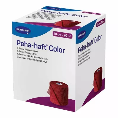 Peha Haft Color fixing bandage latex f.10 cm x 20 m red, 1 piece Peha Haft Color fixing bandage latex f.10 cm x 20 m red, 1 piece