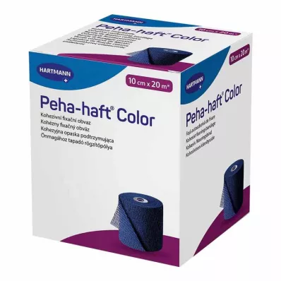 Peha Haft Color fixing bandage latex f.10 cm x 20 m blue, 1 piece Peha Haft Color fixing bandage latex f.10 cm x 20 m blue, 1 piece