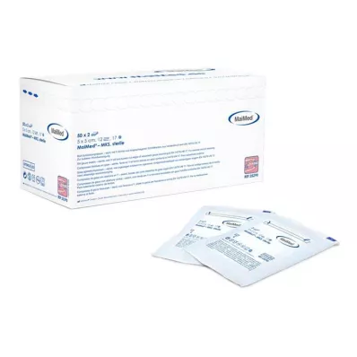 SCHLITZKOMPRESSEN 5x5 cm sterile 12x, 50X2 St