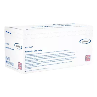 SCHLITZKOMPRESSEN 7.5x7.5 cm sterile 12x, 50X2 St