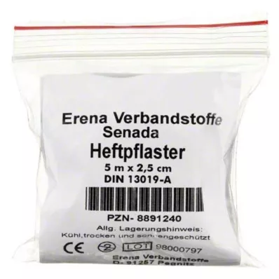 SENADA Adhesive plaster 2.5 cm x 5 m coil, 1 pc SENADA Adhesive plaster 2.5 cm x 5 m coil, 1 pc