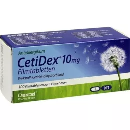 CETIDEX 10 mg film-coated tablets, 100 pcs